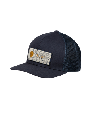 Šiltovka BUFF Explore Trucker Cap - lewen navy